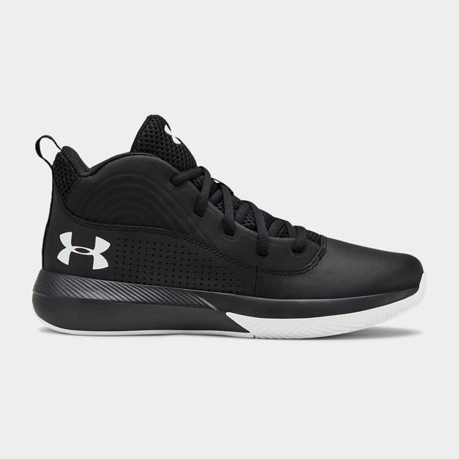 Under Armour Lockdown 4 - Chlapcenske Basketbalove Topanky - Čierne/Biele